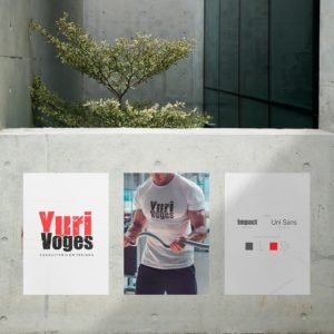 Logo Yuri Voges Triart Identidade Visual